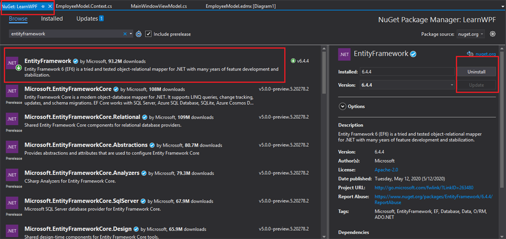 Entity Framework DBFirst Approach Step By Step Guide